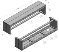 Tuinbankje van steigerhout, gratis bouwtekening met zaagplan en voorbeelden.